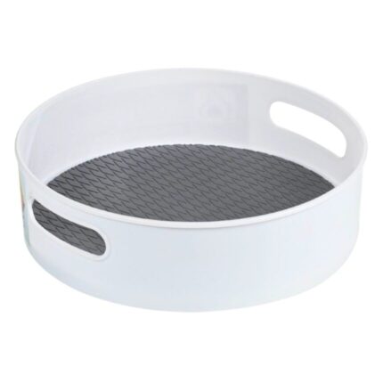 Tava rotativa inalta pentru depozitarea alimentelor, rotire 360º, 22, 5 x 6, 5 cm