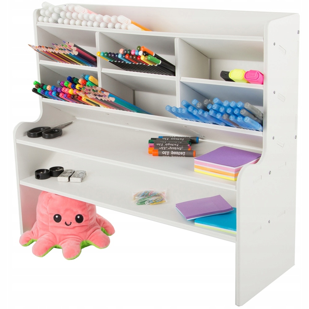 res_d582bd159e8dcc8bf93cde081a327a70 Organizator tip birou, Welora®, Material plastic+spuma presata, Ideal pentru organizarea accesoriilor de birou, Dimensiuni 47.5 x 17 x 42 cm, Alb