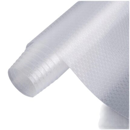 Folie Protectie, Covoras pentru Dulapuri, Mat Antiderapant, Impermeabil, Ideal pentru Frigider si Sertare, 600 x 40 cm, Transparent