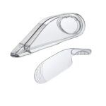 Elevator de saltele, POMAMZ, Plastic, Set de 2,32*10*5CM, Pentru ridicarea fara efort a saltelei si pregatirea patului la schimbarea lenjeriei de pat, Alb transparent