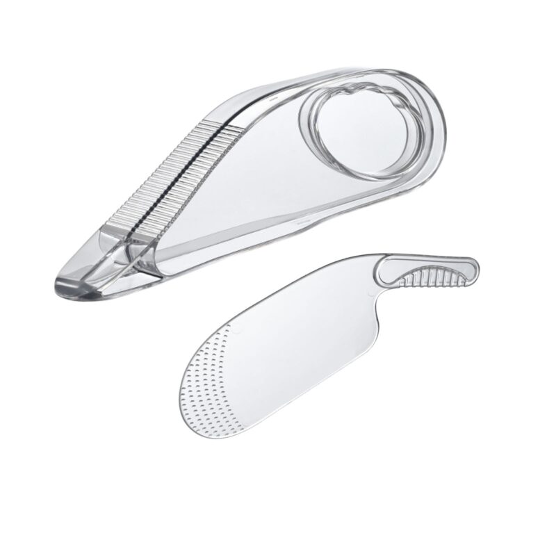 Elevator de saltele, POMAMZ, Plastic, Set de 2,32*10*5CM, Pentru ridicarea fara efort a saltelei si pregatirea patului la schimbarea lenjeriei de pat, Alb transparent