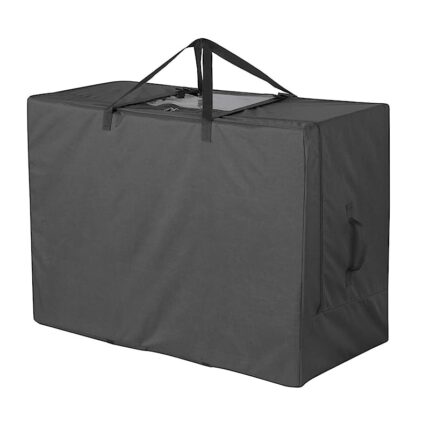 Geanta de depozitare saltea pliabila, Vaxiuja, 120/30/71cm, Rezistenta la zapada si inghet, Protectie la praf si soare, Portabila, Material PVC/Panza Oxford, Negru