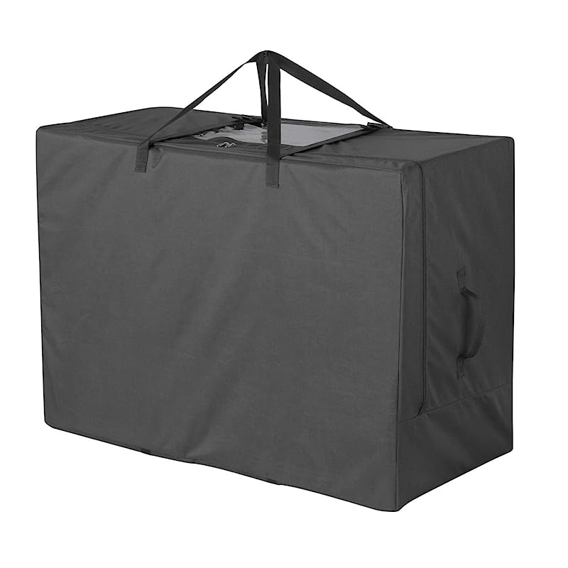 Geanta de depozitare saltea pliabila, Vaxiuja, 120/30/71cm, Rezistenta la zapada si inghet, Protectie la praf si soare, Portabila, Material PVC/Panza Oxford, Negru