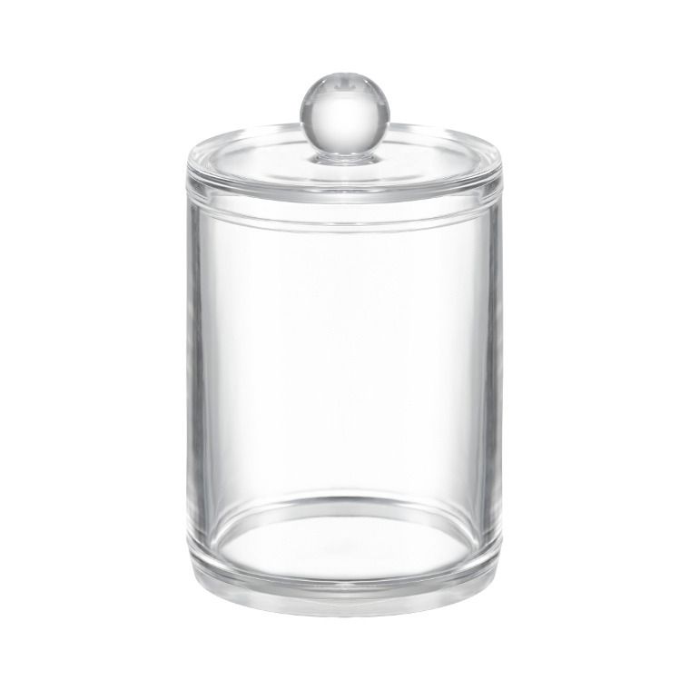 Cutie rotunda pentru betisoare de urechi Jotta 7x7x11cm Beauty