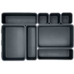 Organizator sertar, OPENHOME, Plastic, Gri