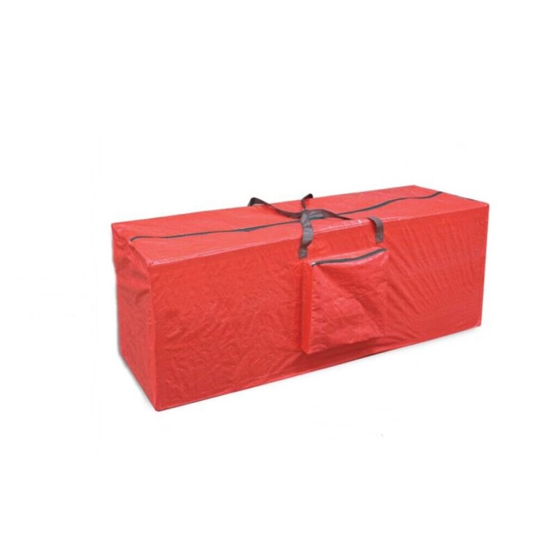 Geanta de depozitare brad de Craciun, rosu, 125 x 40 x 45, Bright & homely, BH076