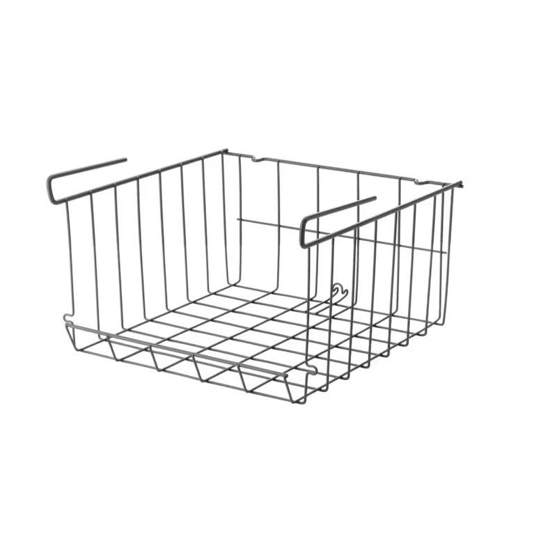 Cos suspendat pentru organizare si depozitare, 31x30x18 cm, Gri-Maro, IKA-BBL7784
