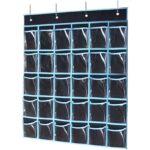 Organizator suspendat Cozevdnt, 30 buzunare transparente, negru