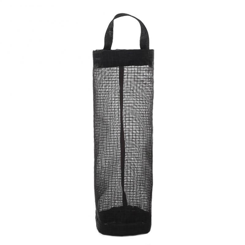 Dispenser Suport pentru Pungi si Sacose, cu Suport pentru Agatare, din PVC Negru, 38.5 x 16cm, Original Deals