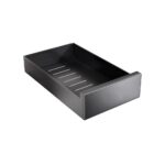 Sertar extensibil pentru dulap, SAYZH, organizator, 25 x 43 x 9 cm, nu necesita gaurire, din metal, Negru