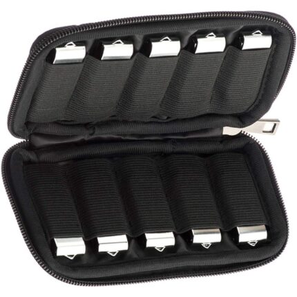 Geanta de depozitare accesorii USB, 16x9 cm, Neopren, Negru