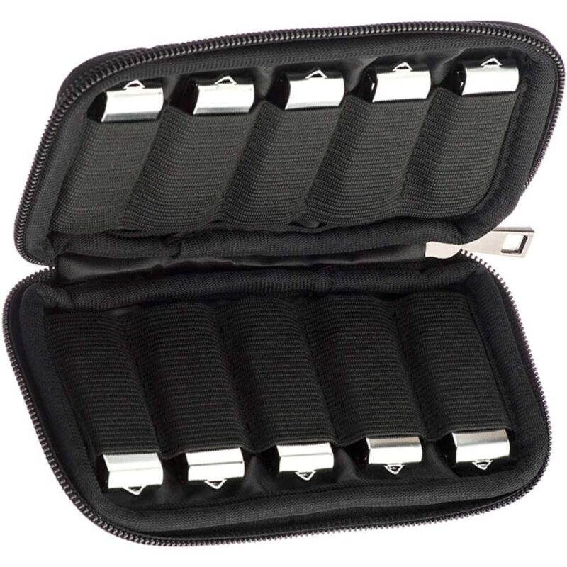 Geanta de depozitare accesorii USB, 16x9 cm, Neopren, Negru