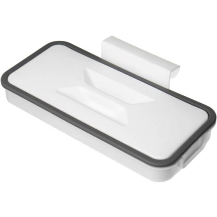 Suport pentru pungi de gunoi cu capac, PEEIK, agatator usa, capacitate mare, plastic PP