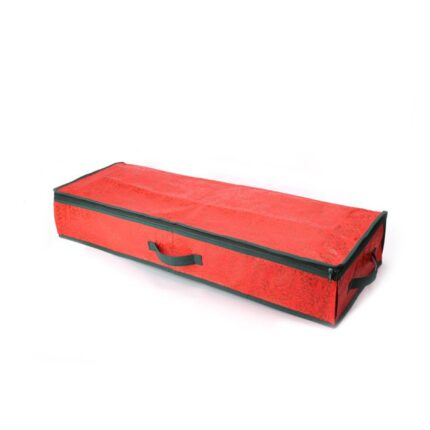 Geanta de depozitare accesorii de Craciun, 82 x 34 x 13 cm, rosu, Bright&Homely BH154
