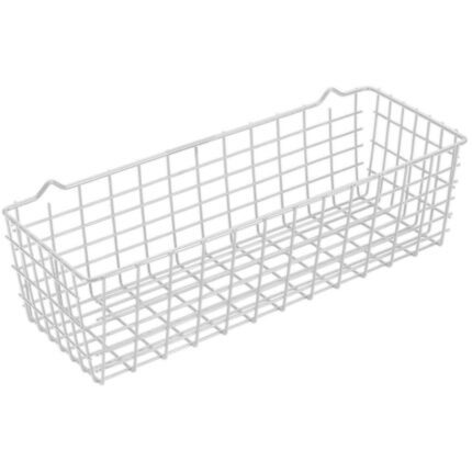 Cos multifunctional pentru organizare si depozitare Pandino, alb, 33x12x9 cm