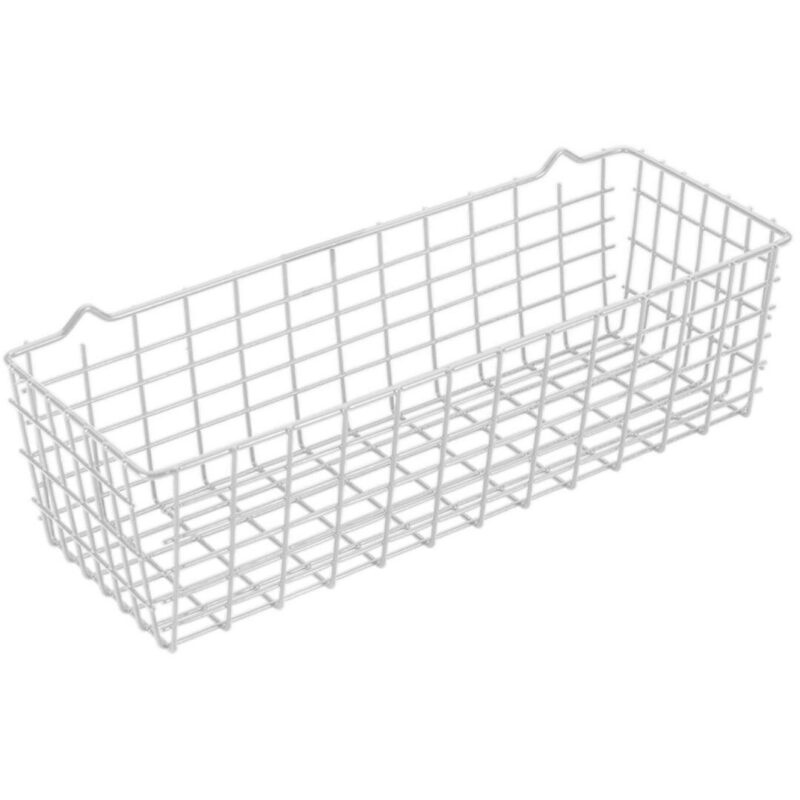 Cos multifunctional pentru organizare si depozitare Pandino, alb, 33x12x9 cm