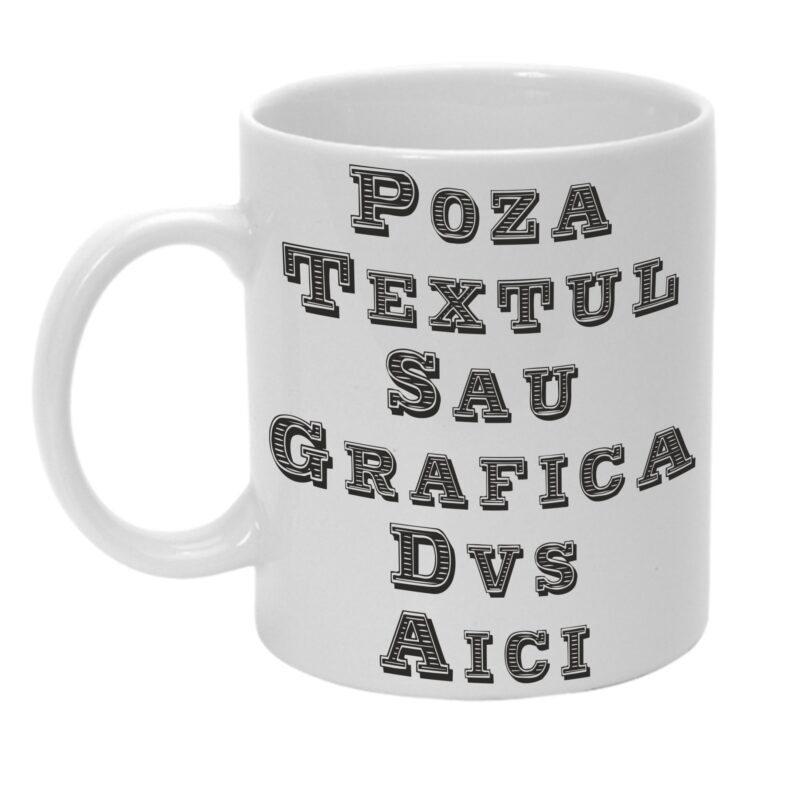 Cana personalizata cu Poza, Grafica si/sau Text, 330 ml