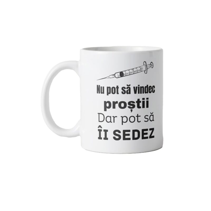 Cana pentru asistente/doctori Alb, Ceramica, 330ml