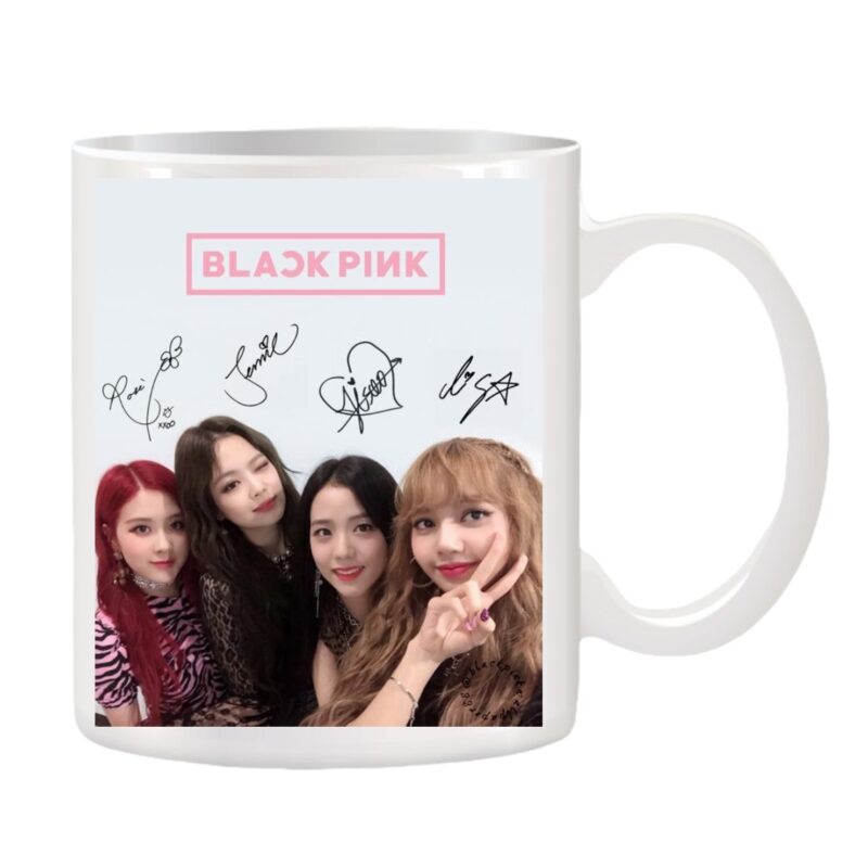 Cana personalizata cu Blackpink, BLΛƆKPIИK, Stickers Factory, 330 ml