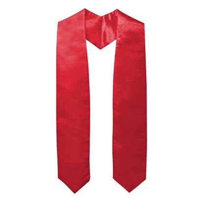 Esarfa Absolvire, JENUOS®, pentru studenti, marime universala, Rosu