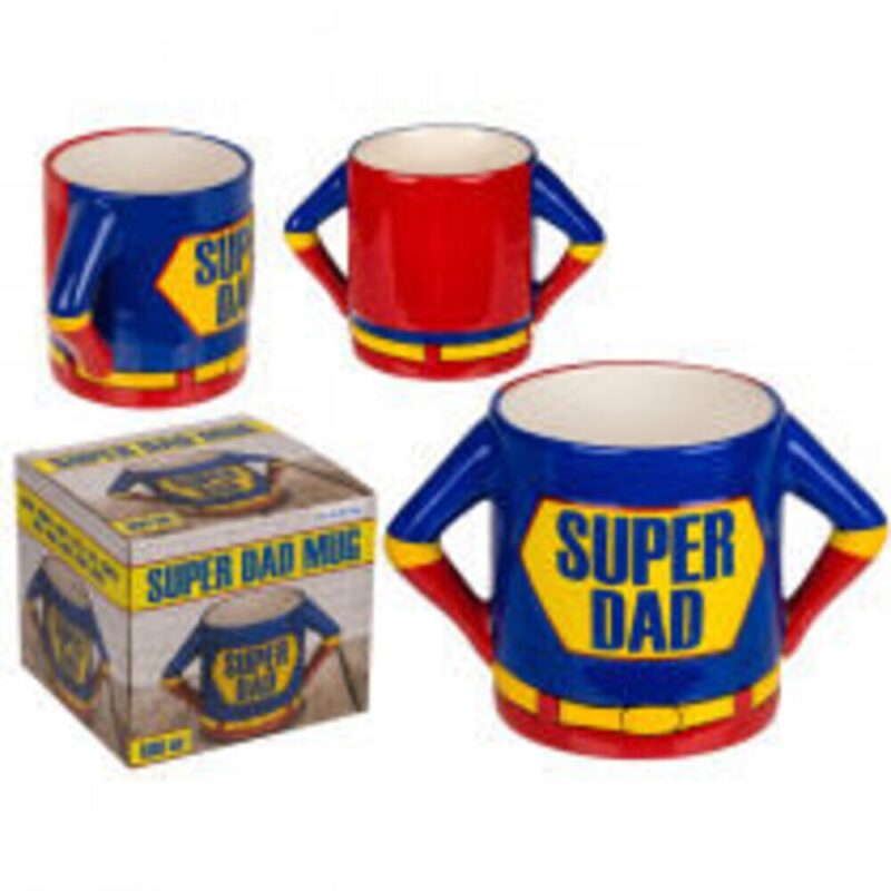 Cana personalizata Out of the blue SUPER DAD, 500ML, 18x11cm