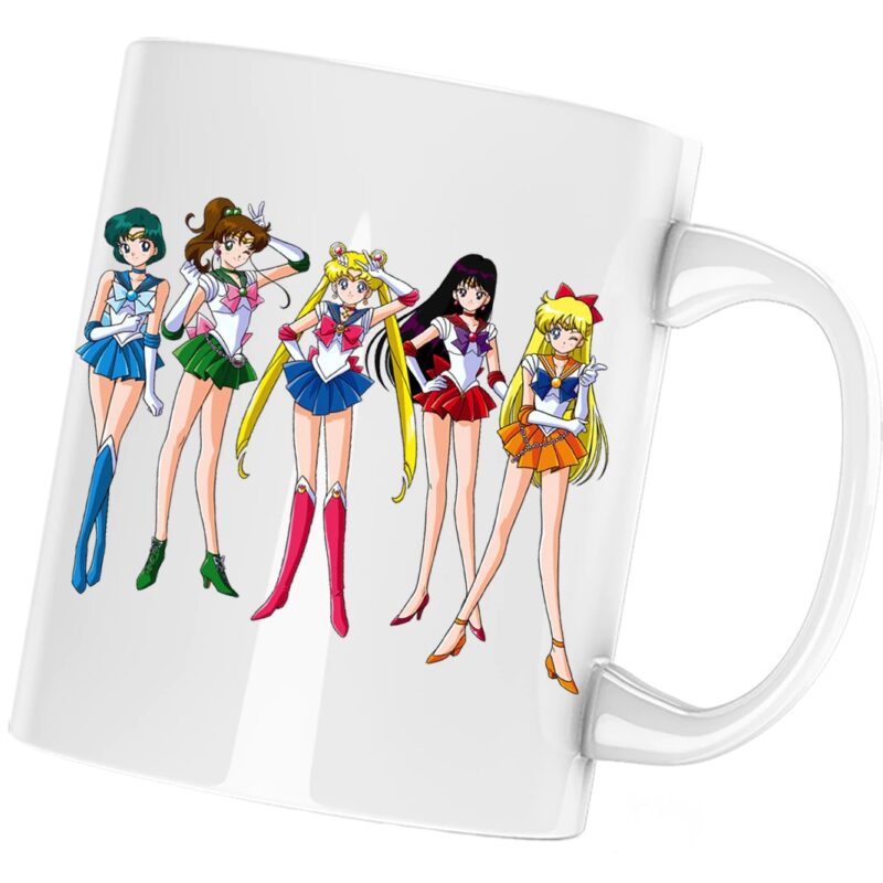 Cana personalizata ceramica alba "Sailor Moon Desene Animate Bebe", 330 ml