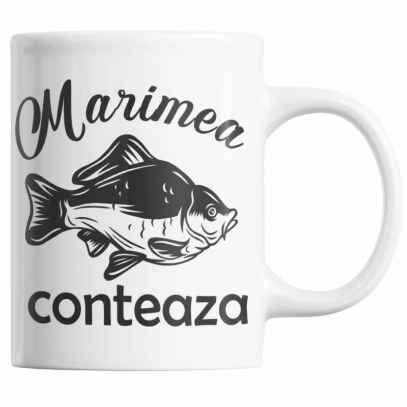 Cana cadou amuzanta pentru pescari, Priti Global, 300ml