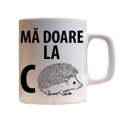 Cana ceramica personalizata cu mesaj haios, Stickers Factory, 330 ml
