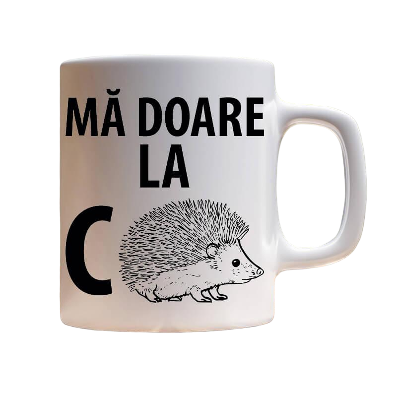 Cana ceramica personalizata cu mesaj haios, Stickers Factory, 330 ml