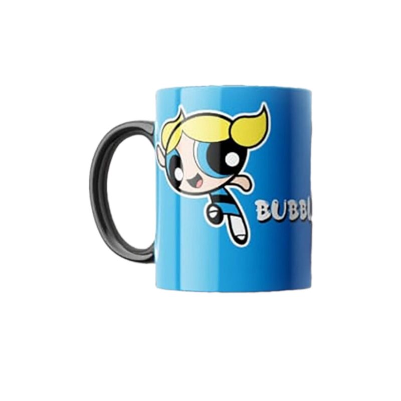 Cana personalizata, Fetitele PowerPuff, Bubbles, Ceramica, Alb, 350 ml