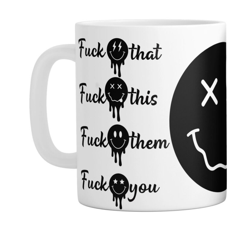 Cana personalizata "F*ck this", Antulu®, 330 ml