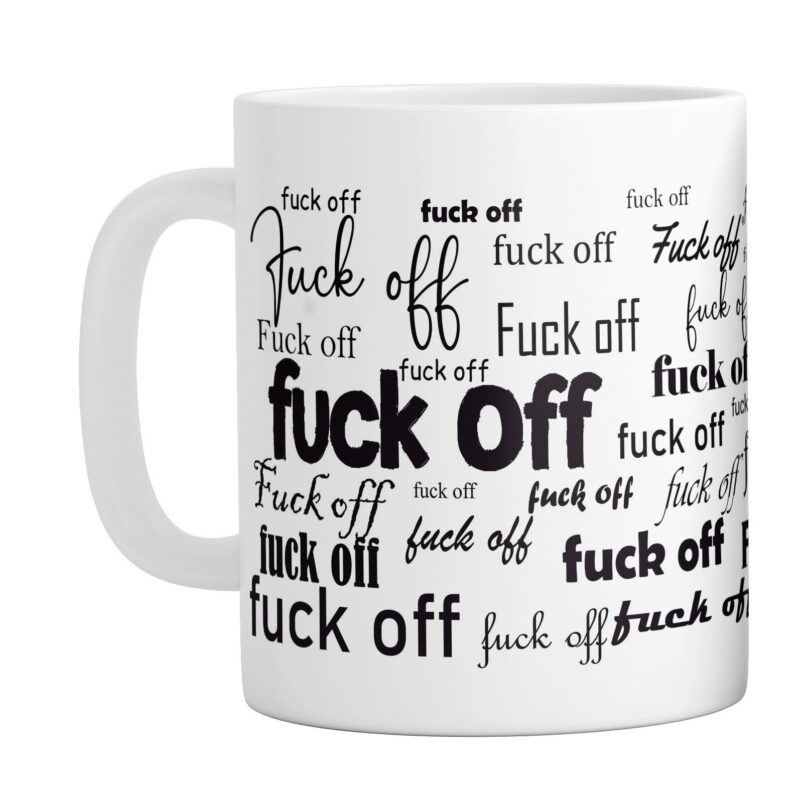 Cana personalizata "F*ck Off", Antulu®, 330 ml