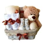 Cos Cadou Botez Personalizat, 8 Piese