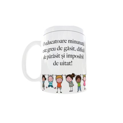 Cana personalizata Educatoare, INOVATIX, 330 ml