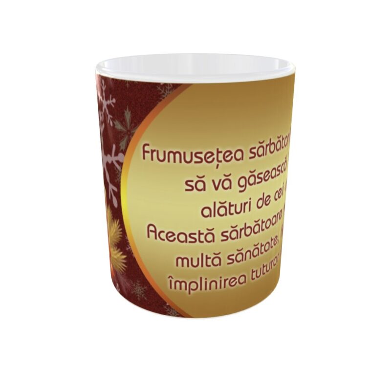 Cana alba Craciun, Frumusetea sarbatorilor de iarna, 325 ml, Pop Radu Daniel II