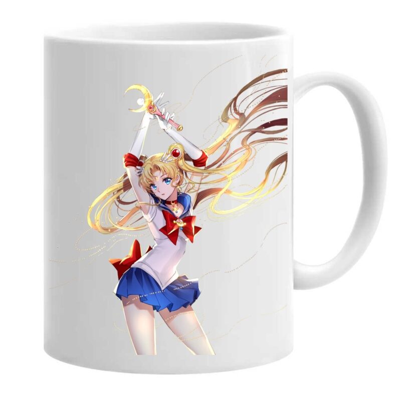 Cana personalizata sailor moon usagi, ceramica, 330 ml