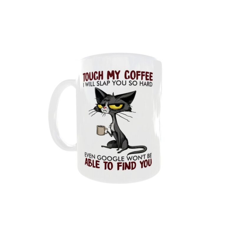 Cana alba ceramica personalizata cu mesaj amuzant, INOVATIX, 330 ml