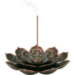 Suport de tamaie Lotus, Cozevdnt, metal, 5 gauri, detasabil, pentru diverse tipuri de tamaie