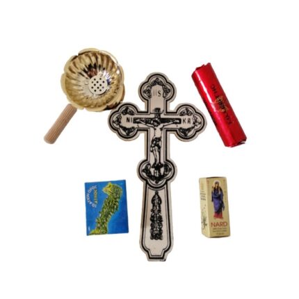 Set 5 buc Cruce, Catuie, Carbune, Tamaie, Mir Alina's Orthodox Store