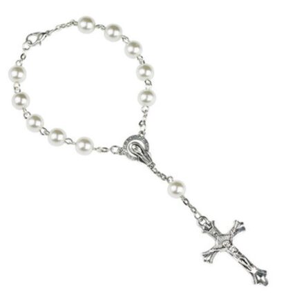 Bratara rozariu Cozevdnt, medalion Sfantul Benedict, crucifix, pentru masina