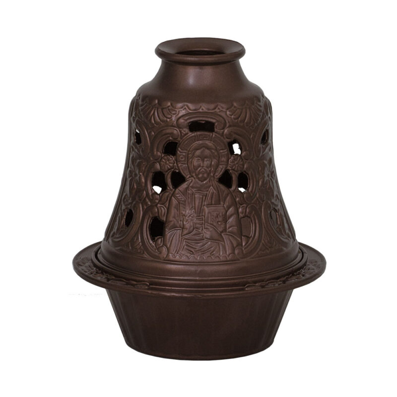 Candela antimoniu 13cm - cupru