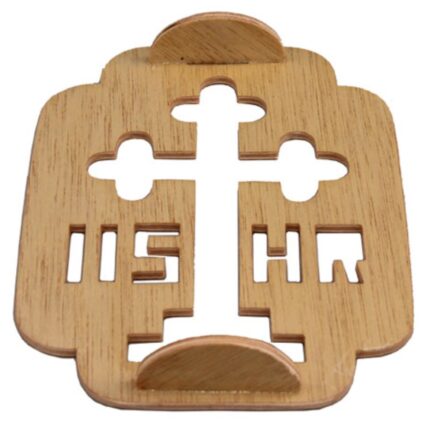 Set 4 x Tipar din Lemn Traforat Mic - Cruce si IIS HR