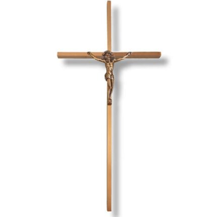 Cruce de perete, Alama, 70x35 cm, Auriu