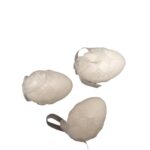 Set 3 oua decorative Pasti alb Alina's Orthodox Store