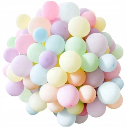 Set 50 baloane, 34cm, Latex, Multicolor