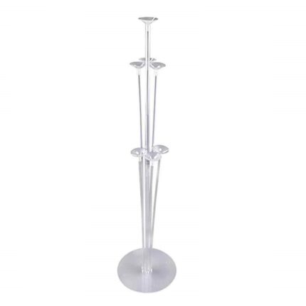 Suport transparent pentru 7 baloane de latex transparent
