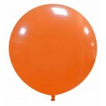 Set 2 baloane latex jumbo portocaliu 45 cm