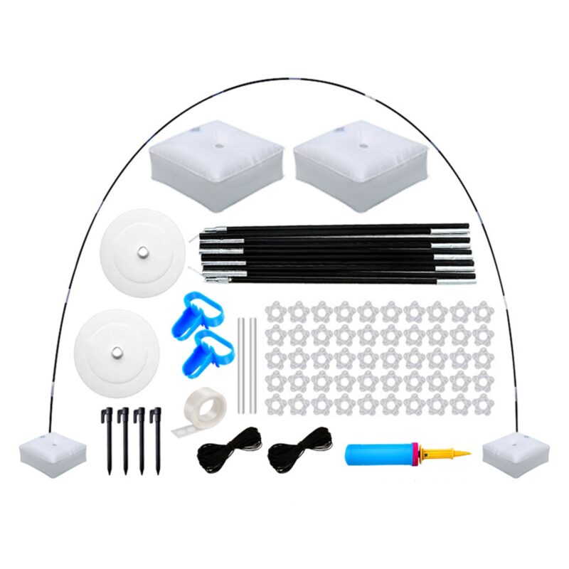 Suport baloane arcuit, zggzerg, Cu baza, Reutilizabile, Reglabil cu 2.5 m inaltime si 3 m latime, Pentru nunta, petrecere de ziua de nastere, fundal foto, dus pentru copii, decorare de festival