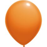 Set 25 balone latex portocaliu / orange 30cm