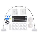 Suport baloane arcuit, Oricean®, cu baza, reglabil cu 9 ft inaltime si 10 ft latime pentru evenimente